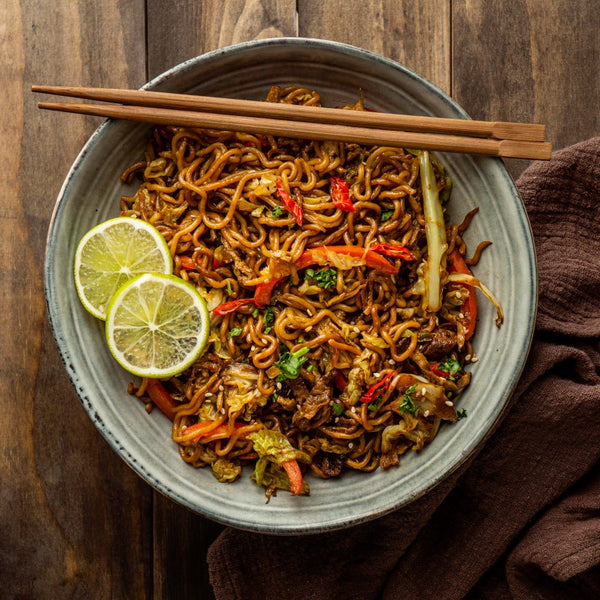 Spicy Garlic Shrimp Noodles - Asian Needs
