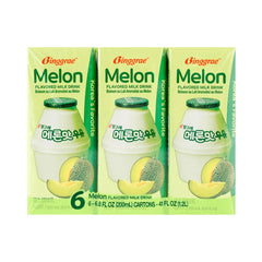 Binggrae Melon Flavor Milk - 6 Pack - Asian Needs
