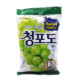 Lotte Green Grape Korean Hard Candy - 153g - Asian Needs