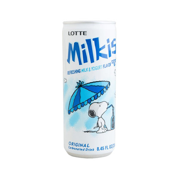 Lotte Milkis Carbonated Soft Drink, Yogurt Flavor, 8.45 fl oz - Asian Needs