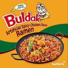 Samyang Buldak Curry Flavor Stir-Fried Ramen (5-Pack) - Curry - Asian Needs