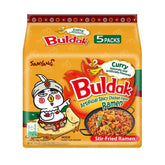 Samyang Buldak Curry Flavor Stir-Fried Ramen (5-Pack) - Curry - Asian Needs