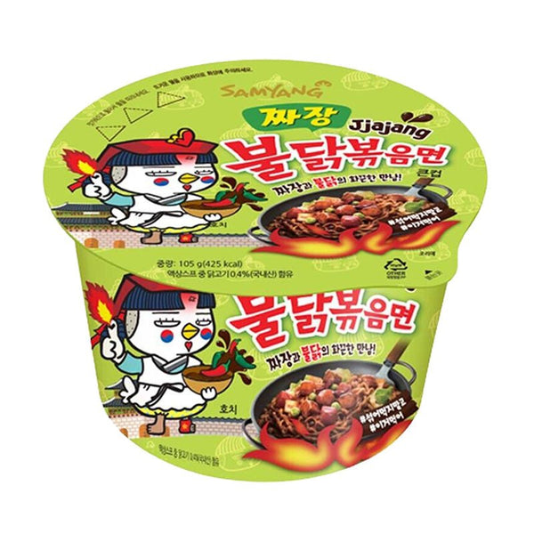 Samyang Buldak Jjajang Flavor Ramen Big Bowl - (105g) - Asian Needs