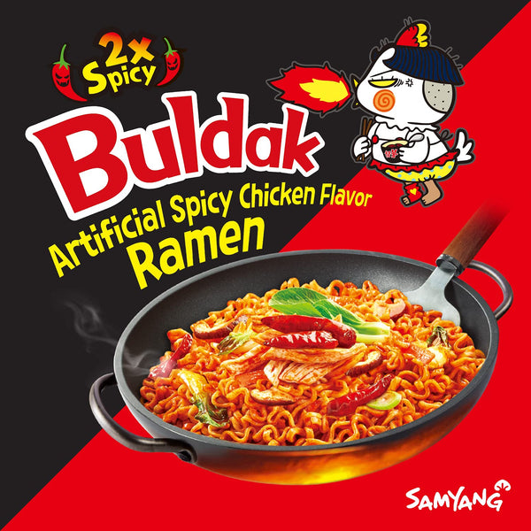 Samyang Buldak Spicy Chicken Flavor Ramen (5 Pack) - 2x Spicy - Asian Needs