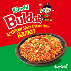 Samyang Buldak Spicy Chicken Ramen (5-Pack) - Kimchi - Asian Needs