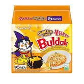 Samyang Buldak Spicy Chicken Stir-Fried Ramen (5-Pack) - Quattro Cheese - Asian Needs