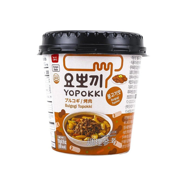 Yopokki Korean Instant Tteokbokki Rice Cake Bulgogi Flavor - Asian Needs