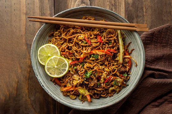 Spicy Garlic Shrimp Noodles - Asian Needs